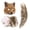 Brown, variant on Furry Wolf Fox Mask Tail and Paw Gloves Set, Adult Halloween Fox Wolf Mask Animal Fursuit Therian Party Costume
