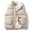 White, variant on Lilgiuy Thermal Vests for Men Casual Winter Warm Loose Sleeveless Outdoor Vest for Mountaineering Tooling Black