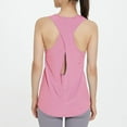 thumbnail image 2 of Lixiuxyad Women's Tanks Top Women's Ice Silk Sexy Yoga Shaped Exercise Running Vest(Pink XL), 2 of 5