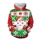 thumbnail image 5 of Sudadera con capucha navideña para hombre, con estampado 3D, con diseño festivo de Papá Noel, muñeco de nieve y vacaciones, informal, de gran tamaño, 5 of 5