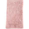 thumbnail image 2 of Sabby Long Thin Faux Fur Pearl Embellishment Warm Soft Infinity Scarf, 2 of 2