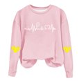 thumbnail image 1 of Timegard Sweat-Shirt Col Rond pour Femmes Épaules Tombantes Pull Imprimé Automne Hiver Décontracté Ample Confortable, 1 of 4