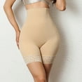 thumbnail image 6 of Shapewear for Women, Lifting High Waisted Body Shaper Shorts Under Dresses Thigh Slimmer Body-shaping Corset,Color:Beige,Size:XXL, 6 of 9