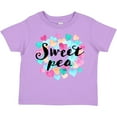thumbnail image 3 of Inktastic Sweet Pea Hearts Boys or Girls Toddler T-Shirt, 3 of 5