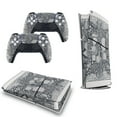 thumbnail image 5 of White Motherboard Console Skin Bundle for PS5 Pro Slim Disc & Digital / PS4 – Full Wrap + Dual Controller Flair, 5 of 5
