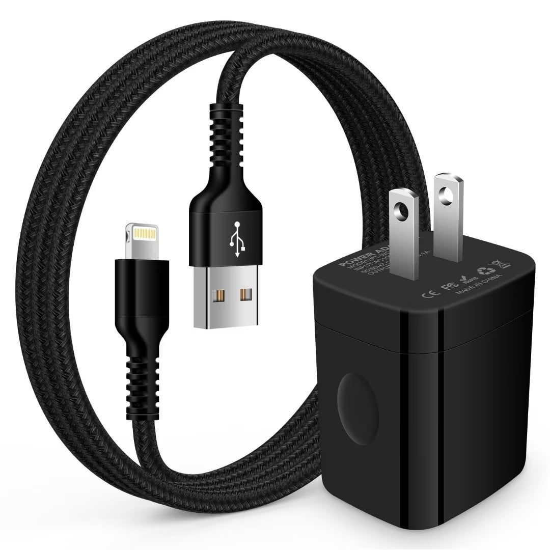 iPhone Charger,Charger Block with Lightning Cables 3ft Charging Cords