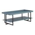 thumbnail image 3 of Furniture of America Uurt 1-Shelf Coffee Table, Antique Blue, 3 of 10