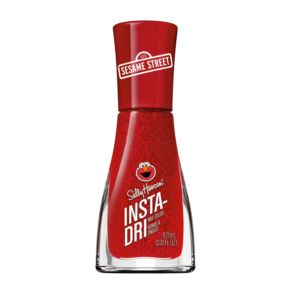 Sally Hansen Insta-Dri Sesame Street Nail Polish, Elmo Loves Hue 130, 0.31 fl oz