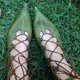 thumbnail image 3 of Zapatos con cordones de hojas de bruja de elfo gótico Medieval para mujer, accesorios de disfraces, botas de Caballero de fiesta de disfraces de carnaval, Cosplay de Halloween, 3 of 3