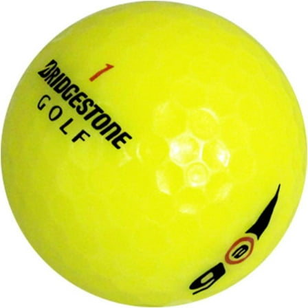 Pre-Owned Bridgestone Yellow e6 Golf Balls, Mint / AAAAA Condition, 36 Pack