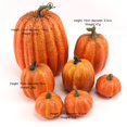 thumbnail image 3 of 7 Pcs Modèle de Citrouille Simulation Halloween Décoration d'Automne, 3 of 8