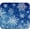 Snowflake Blue, variant on Winter Blue Snowflake Dish Drying Mat for Kitchen Counter Merry Christmas Snowflakes Drying Mats Xmas Holiday Dish Draining Mat Microfiber Absorbent Dish Drainer Rack Pad 16x18 Inch