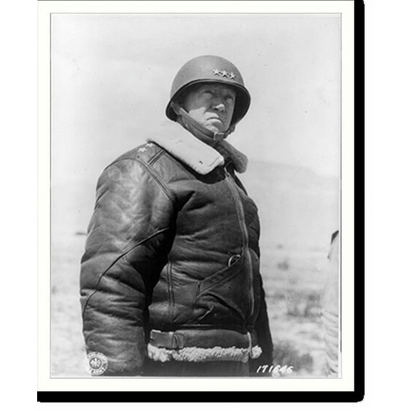Historic Print, George Patton, 16" x 20"