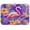 Flamingo's Feathers, variant on Kitchen Drying Mat Super Absorbent Heat Resistant Reversible & Foldable With Hanging Loop Frogs Wearing Mushroom Hats