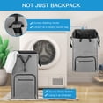 thumbnail image 4 of Mochila de lavandería Bukere extra grande 2 en 1 con capacidad de 90 litros, 4 of 7