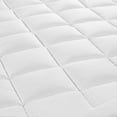 thumbnail image 4 of Serta Memory Flex Mattress Topper with 2 In Down Alternative Pillow Top Gusset, Twin XL, White, 4 of 10