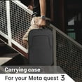 thumbnail image 1 of Bolsa de transporte dura de EVA, gran espacio con correa para el hombro, almohadilla para lente, corbata para Meta Quest 3, 1 of 8