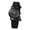 Black, variant on Women's men's Watch Simple Digital Silicone Watch with Star Pendant: Rubber Band Clear Dial Analog Quartz – Gift