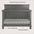 thumbnail image 5 of Child Craft Denman Crib, Dresser & Chest Nursery Set, 4-in-1 Convertible Crib, Midnight Gray, 3-Piece, 5 of 8