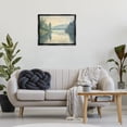 thumbnail image 2 of Stupell Industries Mountain's Reflection Landscape Landscape & Nature Painting Black Floater Framed Canvas Art Print Wall Art, 25 x 31, 2 of 9