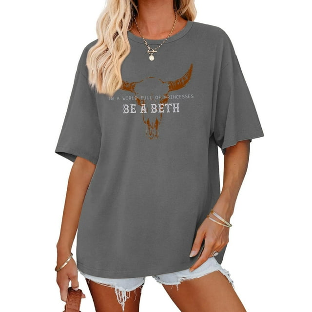 WILLBEST T-Shirts pour Femmes Coupe Ample Mode Col Rond T-Shirt Haut pour Femmes Imprimé Floral Mignon Manches Courtes Motif T-Shirt 3253
