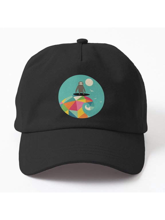 Surfs Up Baseball Cap, Beach Graphic Hat Style