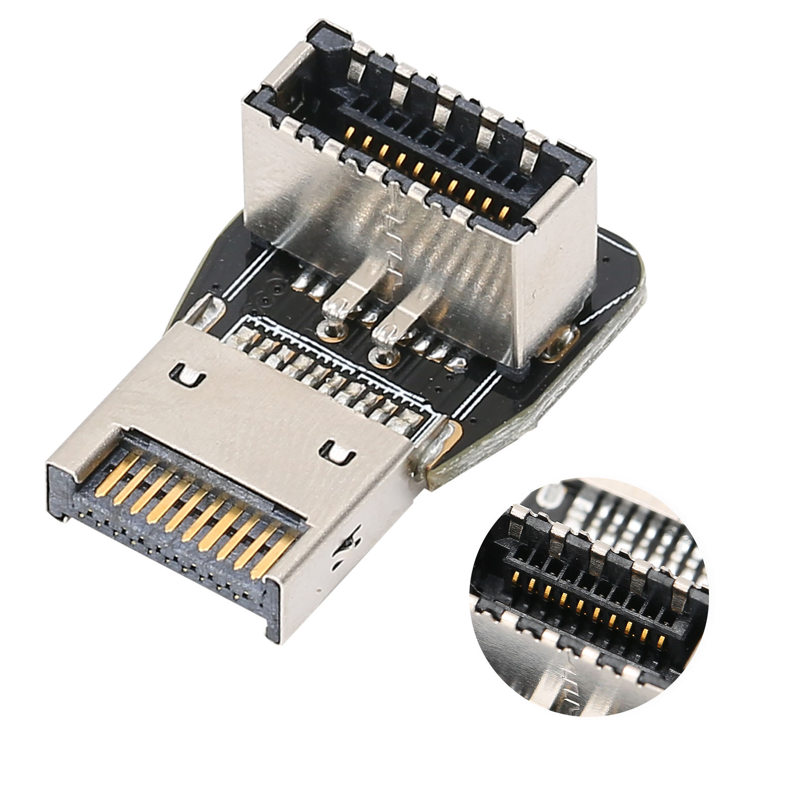 Typee Adapter Card Typee Header Front Typec Typee Header 90 Degree