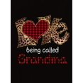 thumbnail image 2 of Chic Leopard Heart Print Women's T-Shirt - Casual Crew Neck, Short Sleeve, Stretchy Polyester Blend, Machine Washable - Perfect for Summer & Casual Attire, 2 of 6