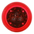 thumbnail image 3 of CCIYU Side Marker Light Universal 6x Red 2.5 Inch Round Clearance Marker Light Bulbs Flush Mount Replacement fit for Truck Bus Boat Trailer Indicator Light Side Marker Assembly, 3 of 5