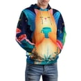 thumbnail image 5 of Enchanted Forest Fairy Cat-2 Men's Women New Sweatshirt Hoodie Men's Plus Size Sweatshirt Hooded Sweatshirt 3d Printed Street Men's Cloth, 5 of 6