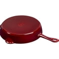 thumbnail image 3 of Staub Cast Iron 11-inch Traditional Skillet - Grenadine, 3 of 7