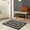 black, variant on Yesfashion Carpets Area Rugs Washable 2*3 Small Entryway Rug Braided Printed Doormat Boho Door Mat Farmhouse Rustic Geometric Rug for Laundry Kitchen,Gray Ash 2*3ft A