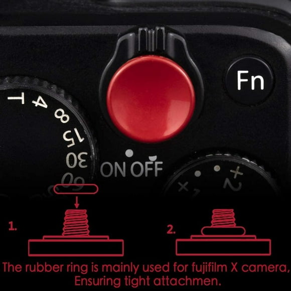 PFDDRW 3Pcs/Set Shutter Release -Tasten fr Fuji X100V Xt4 Kamera Fast Q2 Heie Q