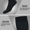 thumbnail image 5 of Yacht & Smith 48 Pairs Bulk Mens Tube Socks, Cotton, Wholesale Sock Homeless Donation, 5 of 6