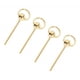 thumbnail image 2 of Pendientes de bola redonda Hugo para mujer plateados Joyería de Navidad, 2 of 10