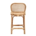 thumbnail image 4 of Baxton Studio Adrena Modern Bohemian Natural Brown Rattan Counter Stool, 4 of 10