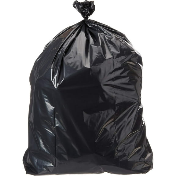 Contractor Bag - 42 Gallon - 50 Count - 3 Mil Black 1 Count (Pack of 50)