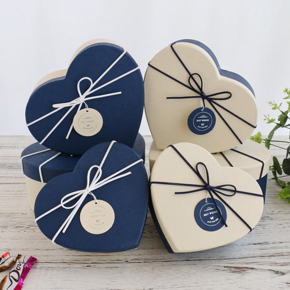 WHAMVOX Gift Box Packaging Heart Shaped Presents Valentines Fancy Boxes