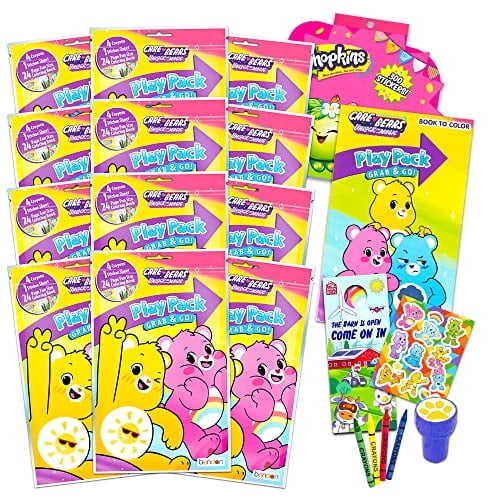 Set de regalos para fiestas Care Bears Ultimate con pegatinas y colores