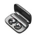 thumbnail image 1 of Auriculares inalámbricos Bluetooth 5.0 de conducción ósea Auriculares deportivos con música para colgar en la oreja con caja de carga, Negro sidaley EL2345-01B, 1 of 2