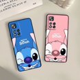 thumbnail image 4 of Anime Stitch Cute Disney For Xiaomi Redmi Note 12 12S Turbo 11 11T 11S 10 10S 9 8 8T 7 Pro Plus 5G Black Phone Case Cover, 4 of 5