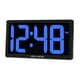 thumbnail image 2 of Reloj digital AcuRite 75111M LED de 10 pulgadas con atenuación automática, azul, 2 of 6