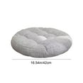 thumbnail image 3 of Deeceymbur Chair Cushion Thickened Seat Pad for Kitchen Dining Patio Solid Color 17 Inch Round Cushion, 3 of 6
