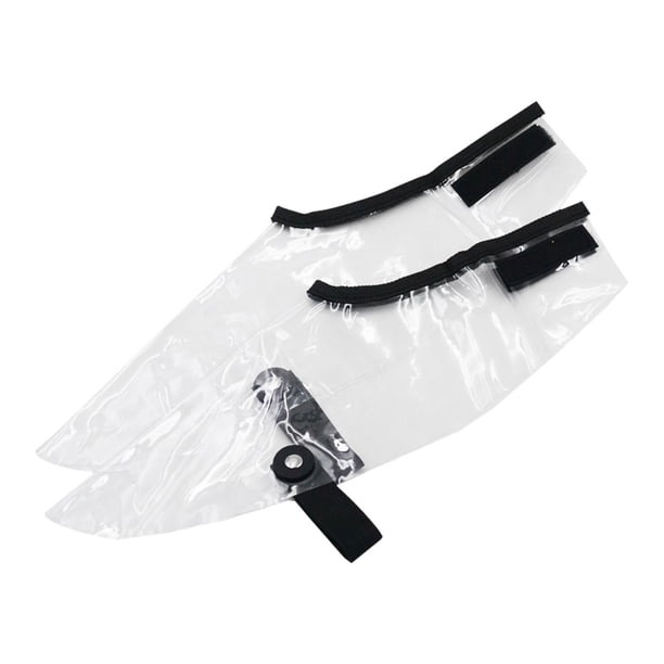 2 Fundas Protectoras Para Zapatos De Peluquero, Reutilizables, De PVC, Para Spas Y Barberos, 32 X 14,5 X 14,5 Cm