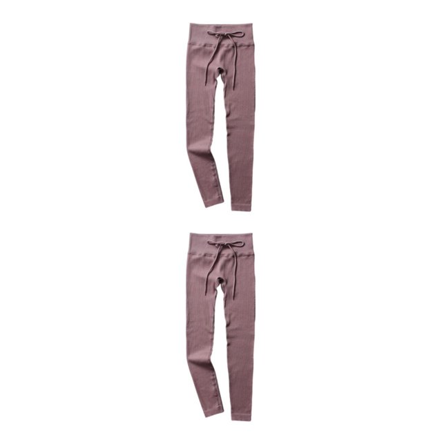 Minnieouse Mallas acanaladas sin costuras para mujer, ropa deportiva para Fitness, pantalones de realce, entrenamiento a rayas, Sexy, Type5 NO5