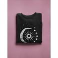 thumbnail image 3 of Celestial Bodies At Night Sweatshirt Women -GoatDeals Designs, Female x-Large, 3 of 4