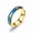 Gold, variant on Stainless Steel Non-Tarnish Color Changing Mood Ring Temperature Women Men R47