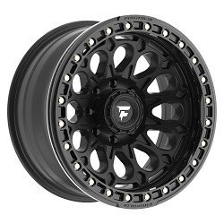 20x10 Fittipaldi Offroad FB153B Satin Black BEADLOCK Wheel 6x135 (-38mm)