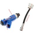 thumbnail image 3 of 4 PCS Fuel Injector 16450-RWC-A01 16450RWCA01 Fits For Honda Civic Acura Rdx Rsx K20 K24 B16, 3 of 4