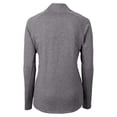 thumbnail image 3 of Women's Cutter & Buck  Heather Black Tuskegee Golden Tigers Adapt Eco Knit Heather Recycled Full-Zip Jacket, 3 of 3